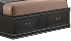 Elegant Full Storage Bed With Classic Charm