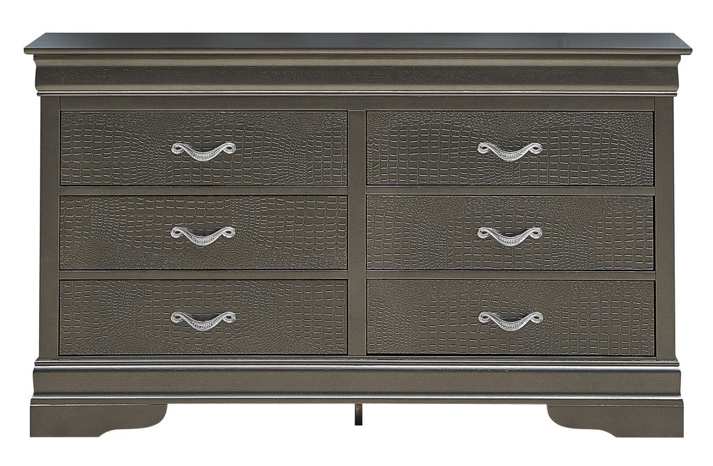 Sophisticated Metallic Dresser
