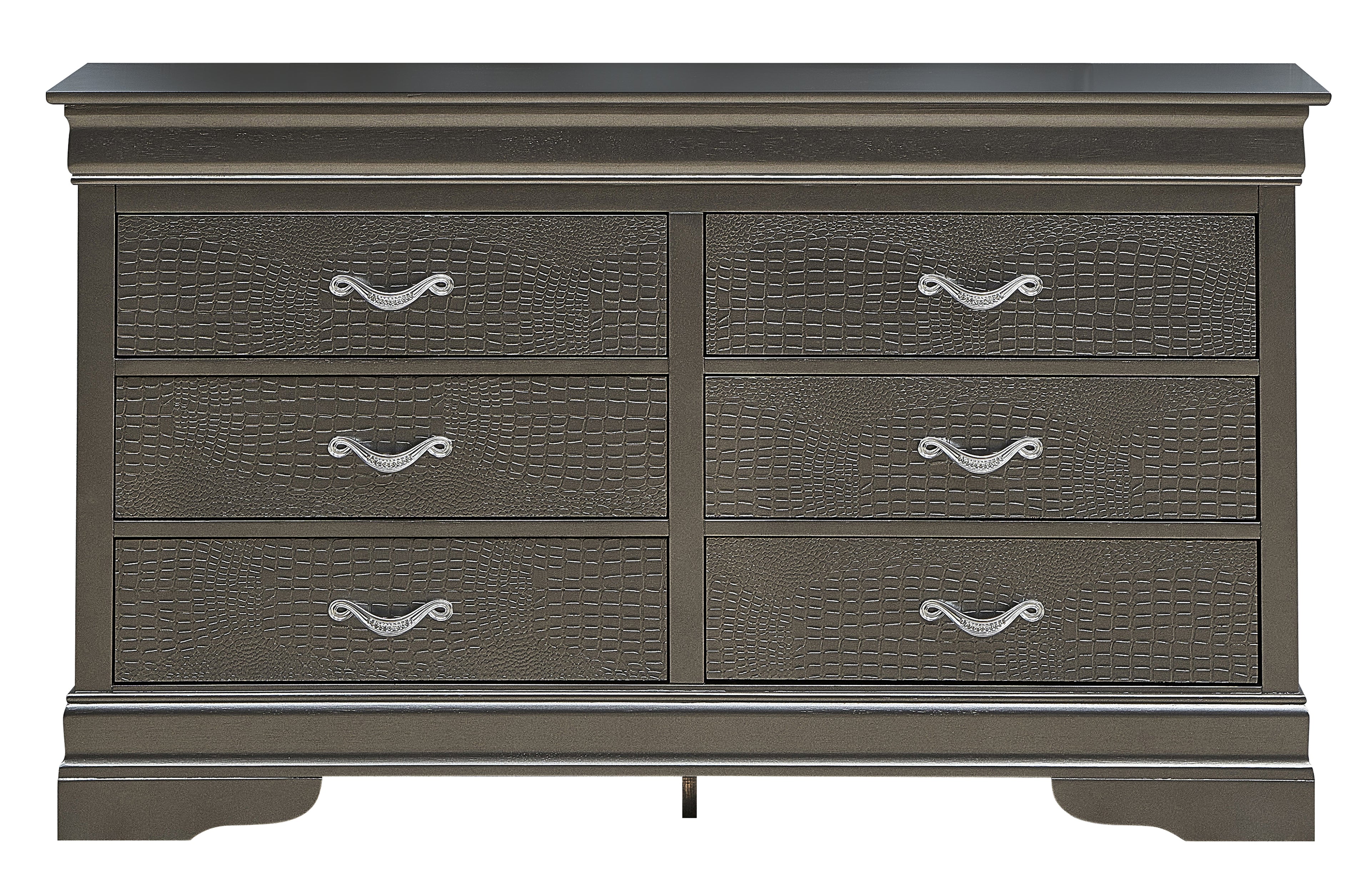 Sophisticated Metallic Dresser