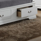 Charming Traditional King Storage Bed