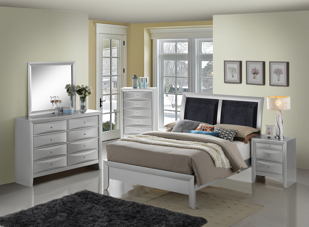 Elegant Contemporary King Bed