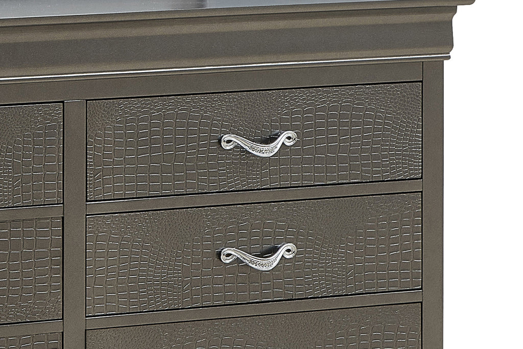 Sophisticated Metallic Dresser