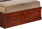 Charming Full Bed In Rich Cherry Finish