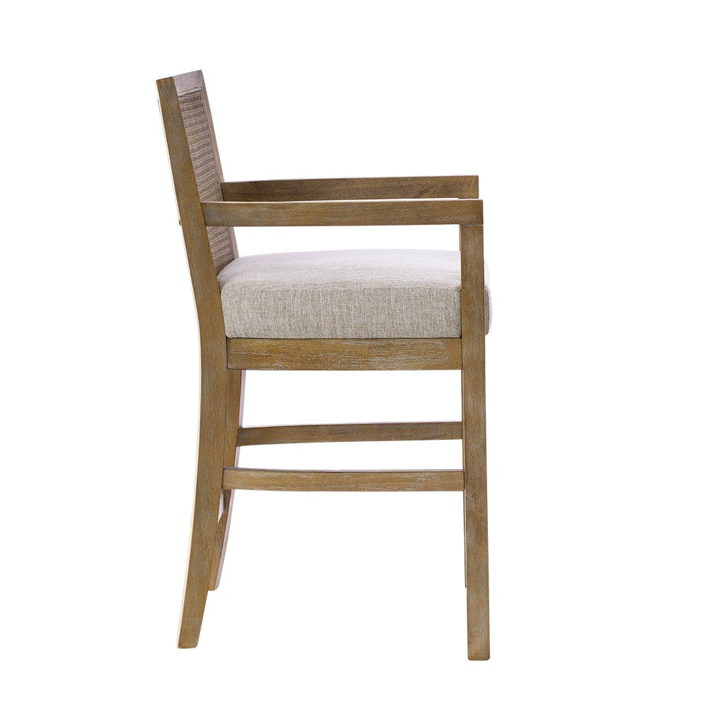 Cane Back Counter Stool