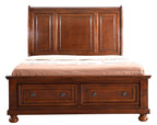 Traditional Cherry Twin Bed for Cozy Spaces