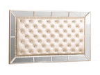 Elegant Pearl Queen Bed With Minimalist Design