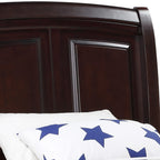 Elegant Transitional Twin Bed in Cappuccino