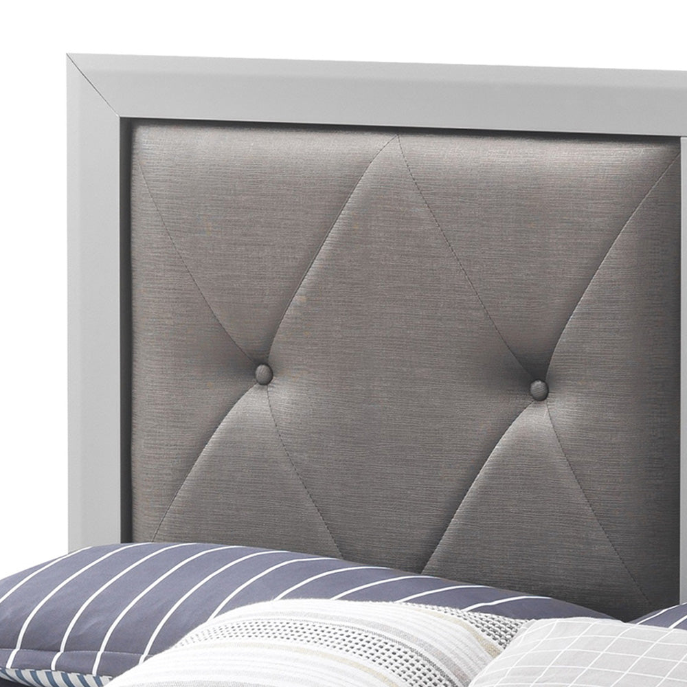 Transitional Queen Bed In Elegant