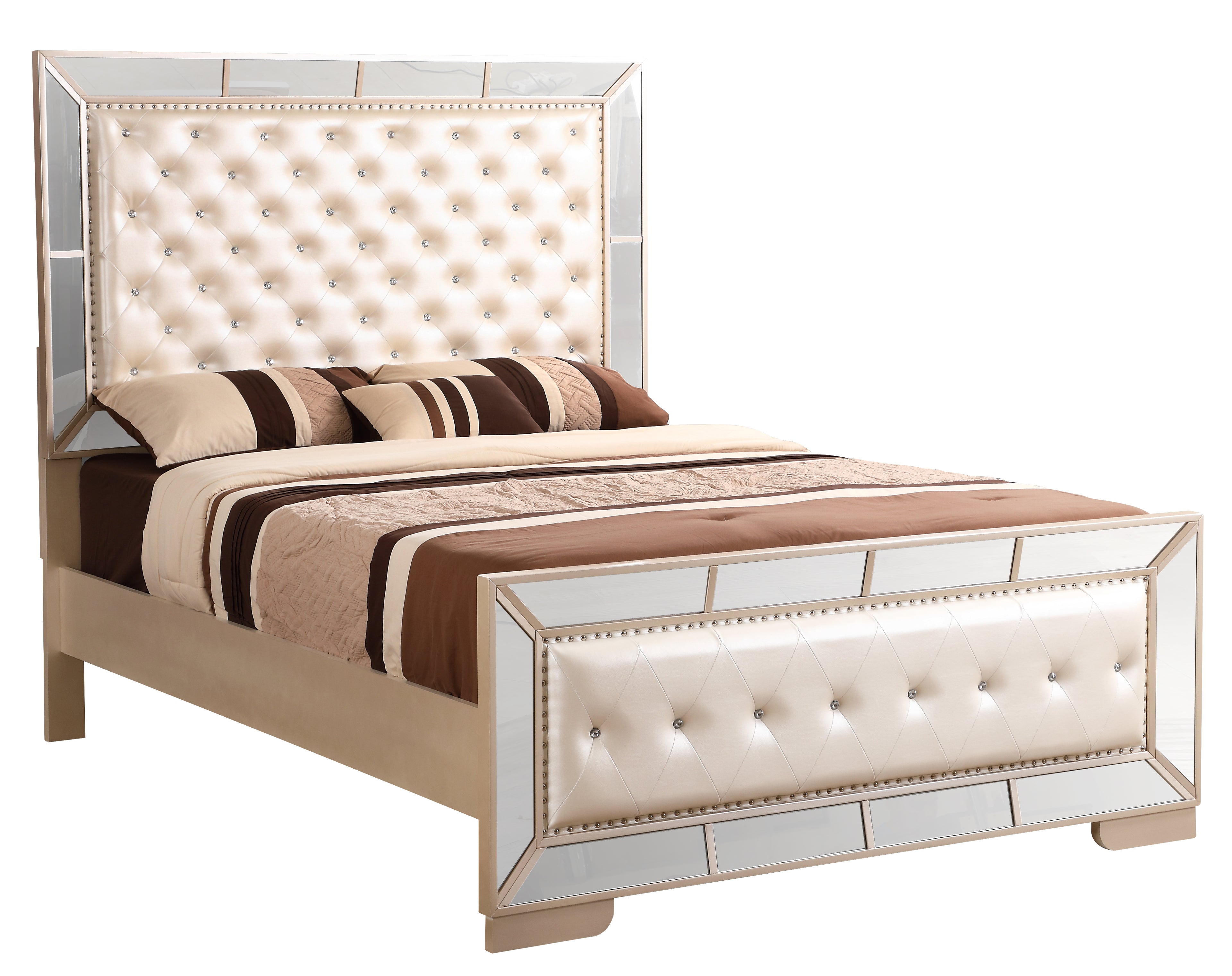 Contemporary Pearl Full Bed For Modern Spaces
