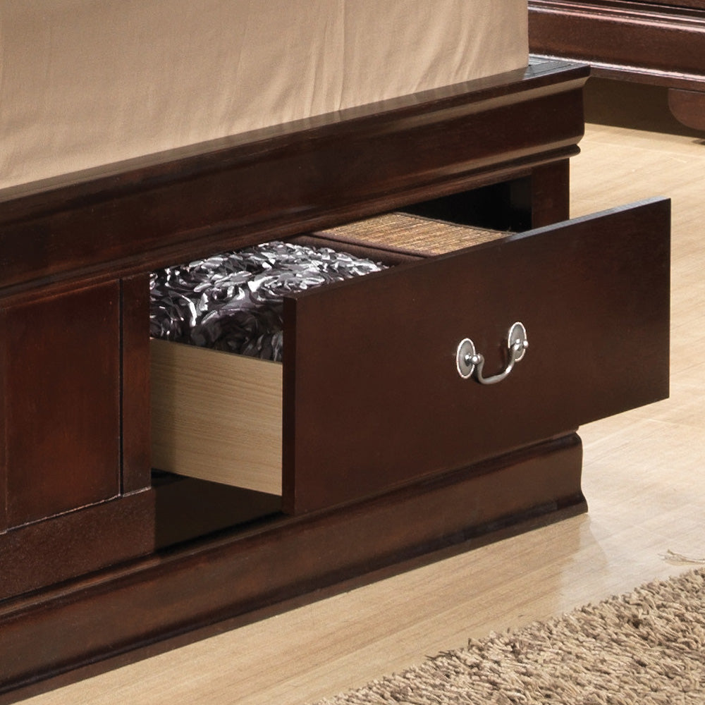 Louis Phillipe G3125B-FSB Full Storage Bed - Cappuccino