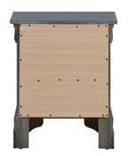 Sleek Metallic Nightstand