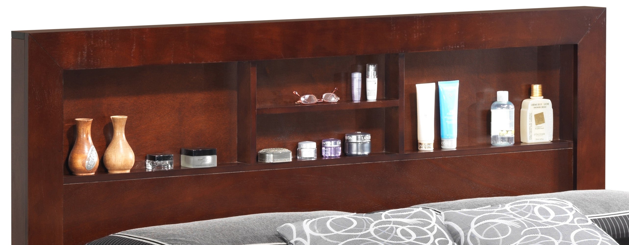 Transitional Cherry Full Bed For Timeless Elegance
