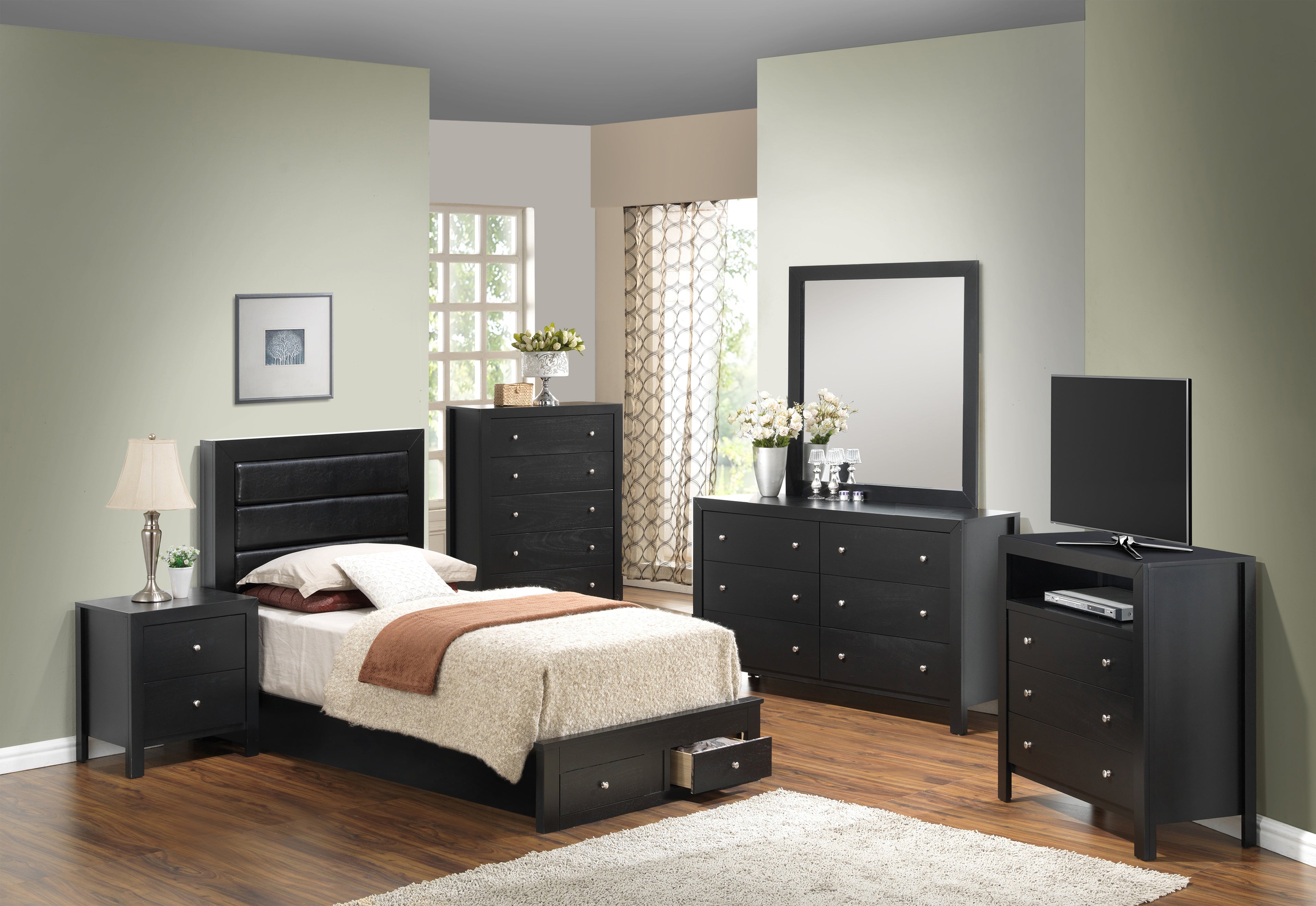 Elegant Twin Storage Bed With Versatile Appeal