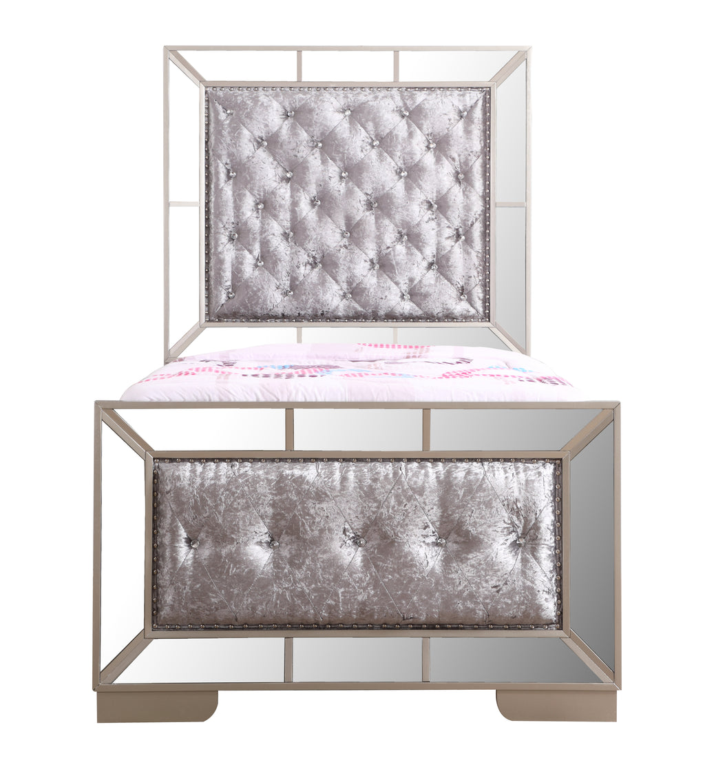 Elegant Contemporary Twin Bed