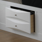 Contemporary Full Storage Bed
