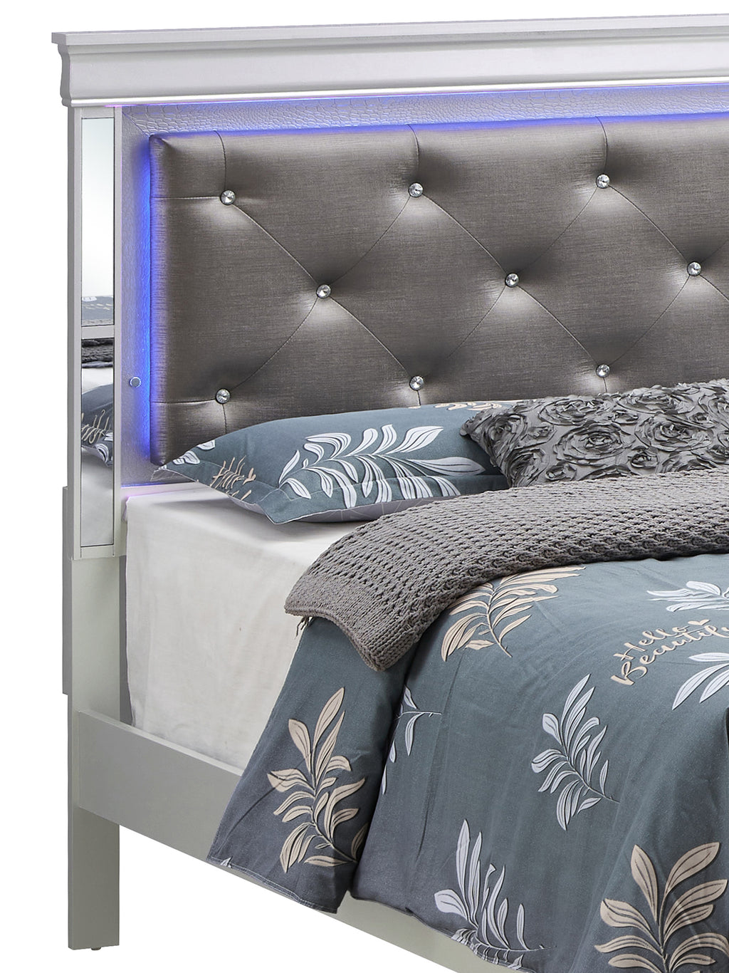 Elegant Transitional King Bed