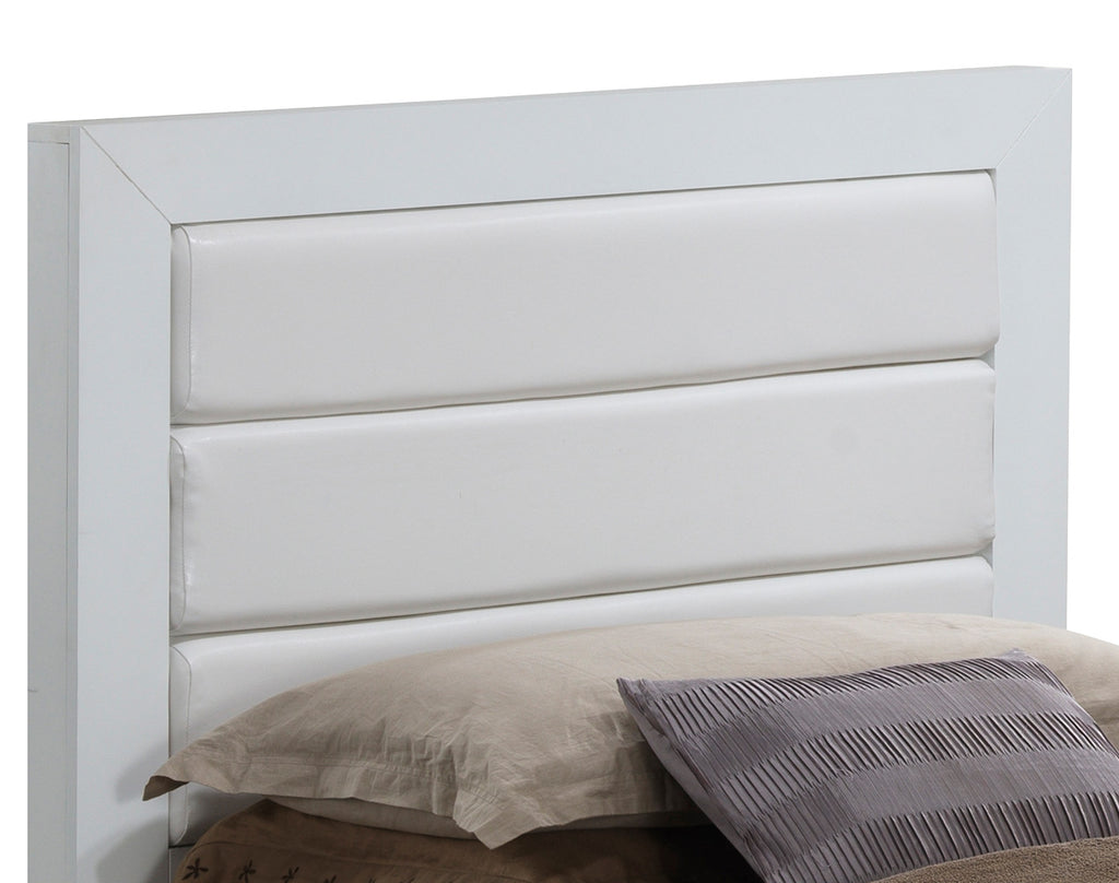 Contemporary Twin Bed In Elegant