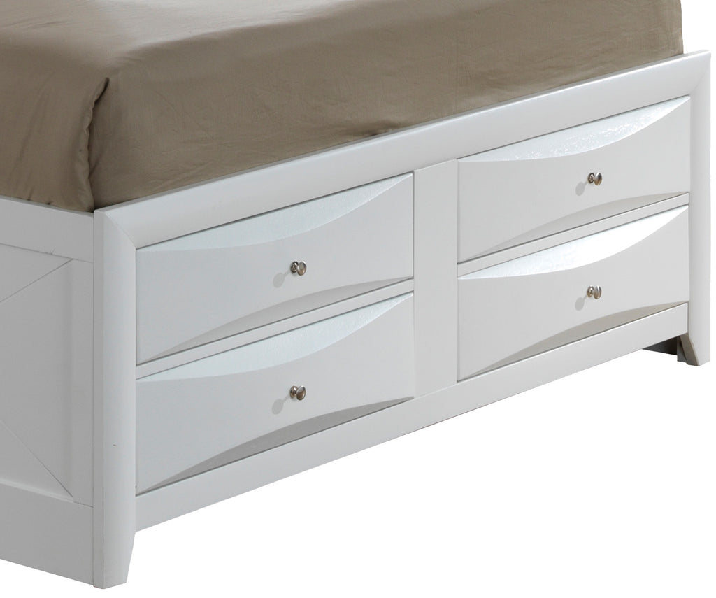 Contemporary Full Storage Bed