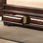 LaVita G8875A-FB Full Storage Bed in Cappuccino
