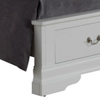 Charming Traditional King Storage Bed