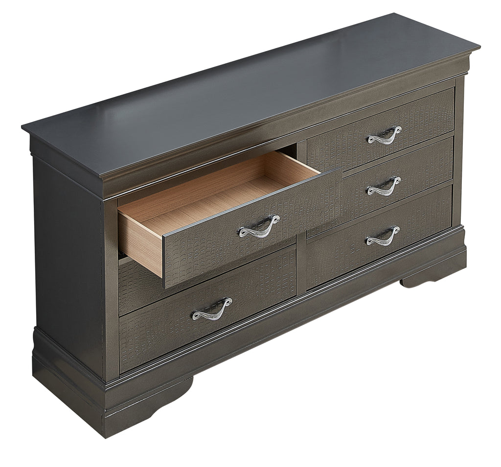 Sophisticated Metallic Dresser