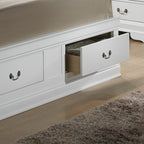 Elegant Traditional King Storage Bed
