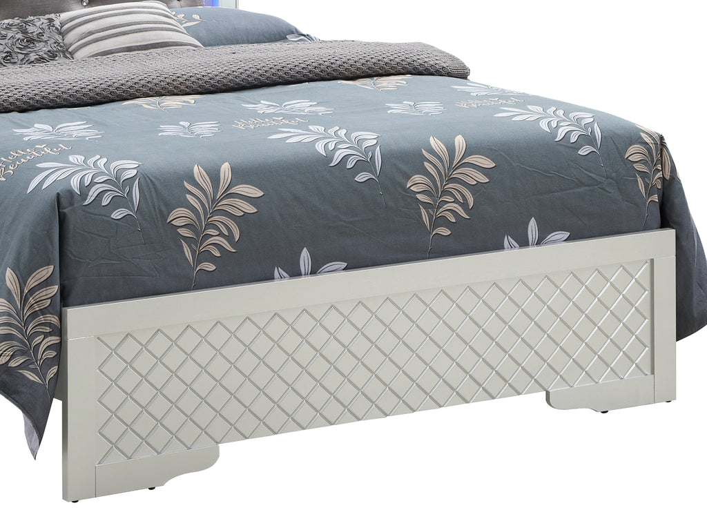 Elegant Transitional King Bed