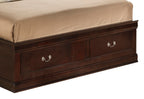 Louis Phillipe G3125B-FSB Full Storage Bed - Cappuccino
