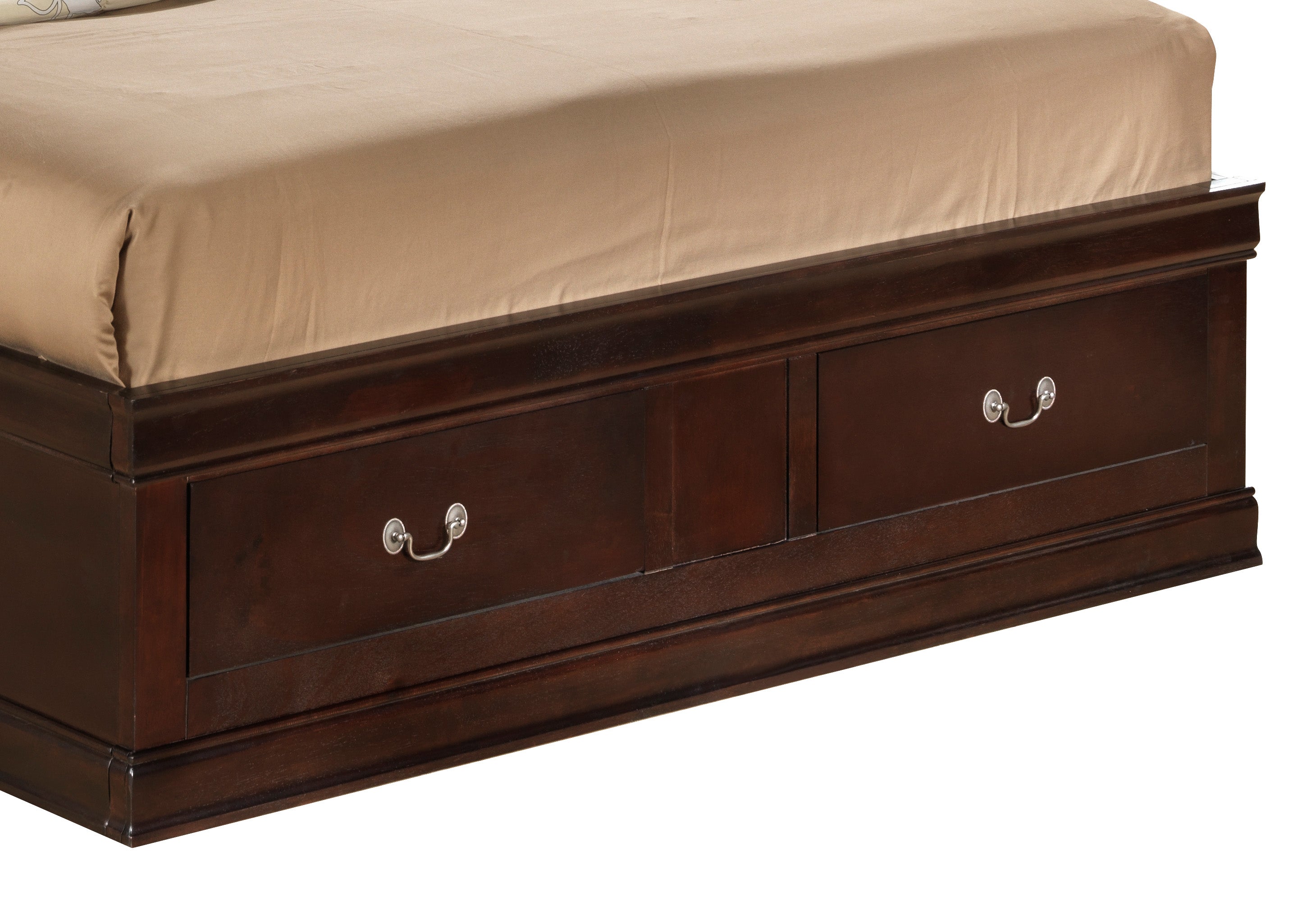 Louis Phillipe G3125B-FSB Full Storage Bed - Cappuccino