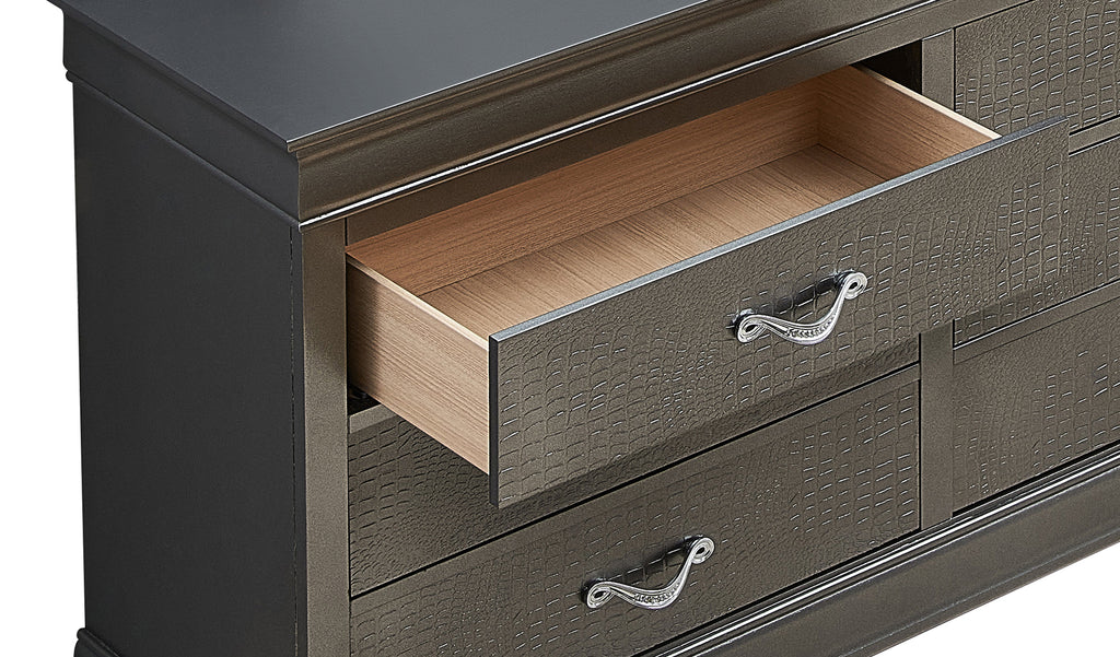 Sophisticated Metallic Dresser