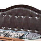 Elegant Cappuccino King Bed With Storage Options