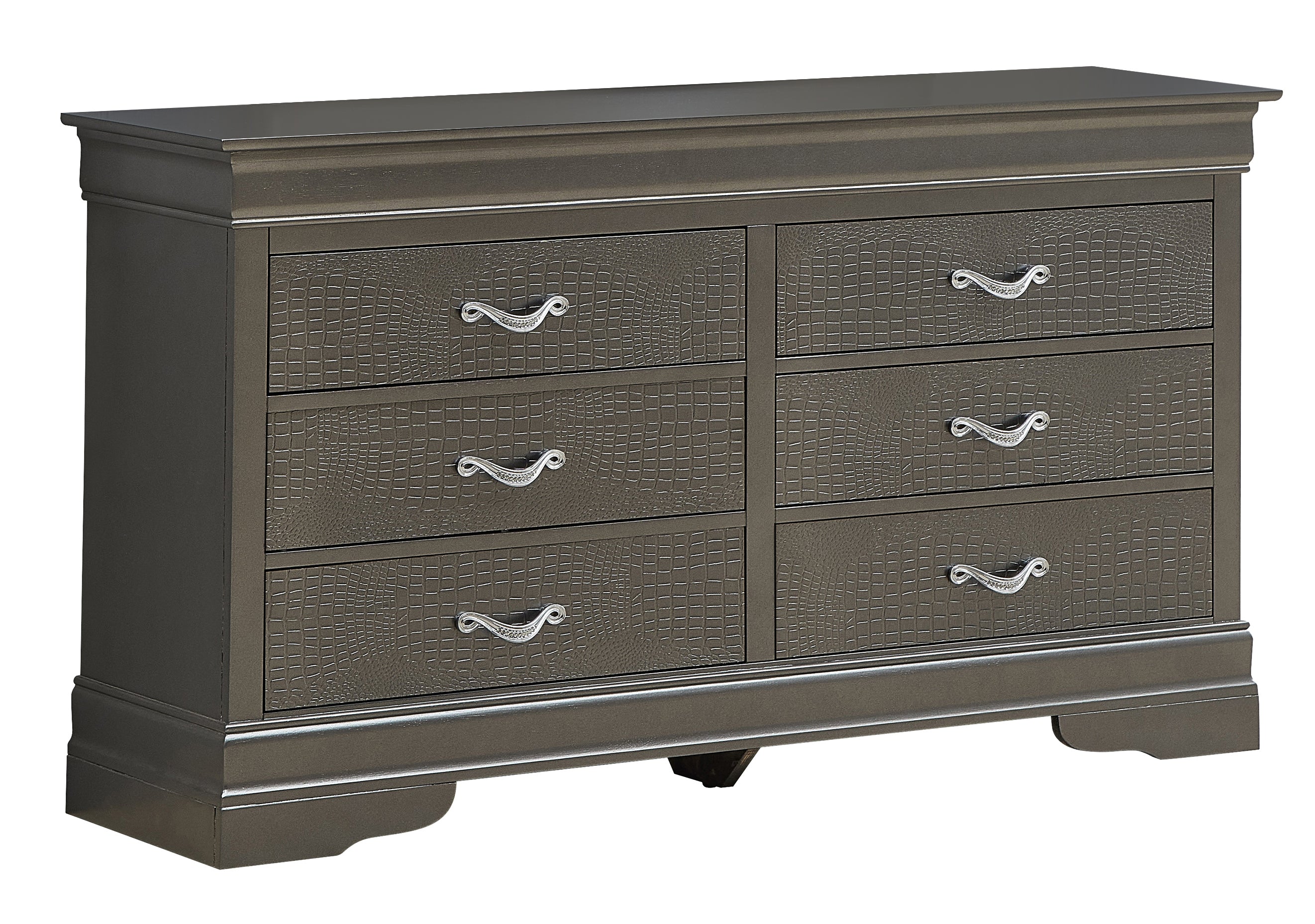 Sophisticated Metallic Dresser