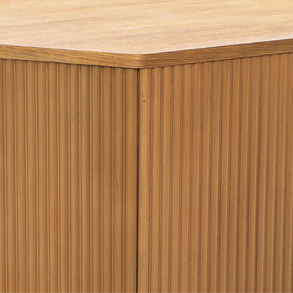 Fluted Hexagon Coffee Table