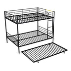 Full Over Full Metal Bunk Bed with Trundle
