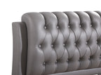 Contemporary Twin Bed In Light