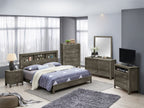 Transitional King-Sized Bed