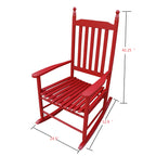 Wooden Porch Rocker Chair - Rose
