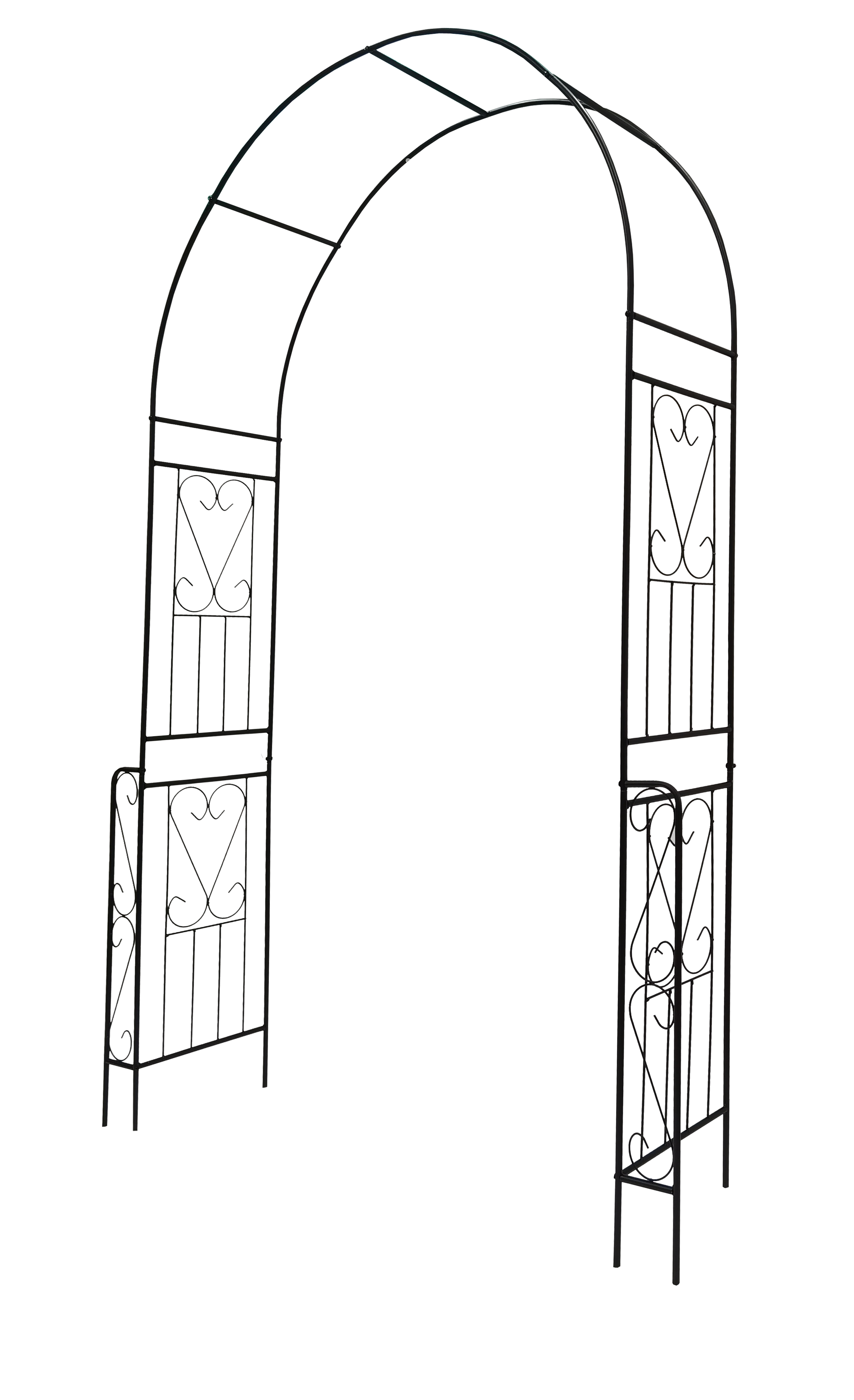 Metal Garden Arch W55'' x H94.5''
