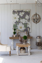4-Light Wood Chandelier