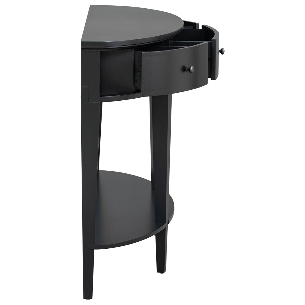U-Style Modern Curved Console Table