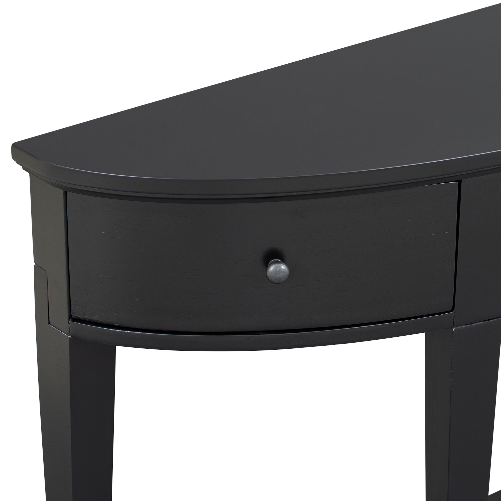 U-Style Modern Curved Console Table
