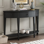 U-Style Modern Curved Console Table