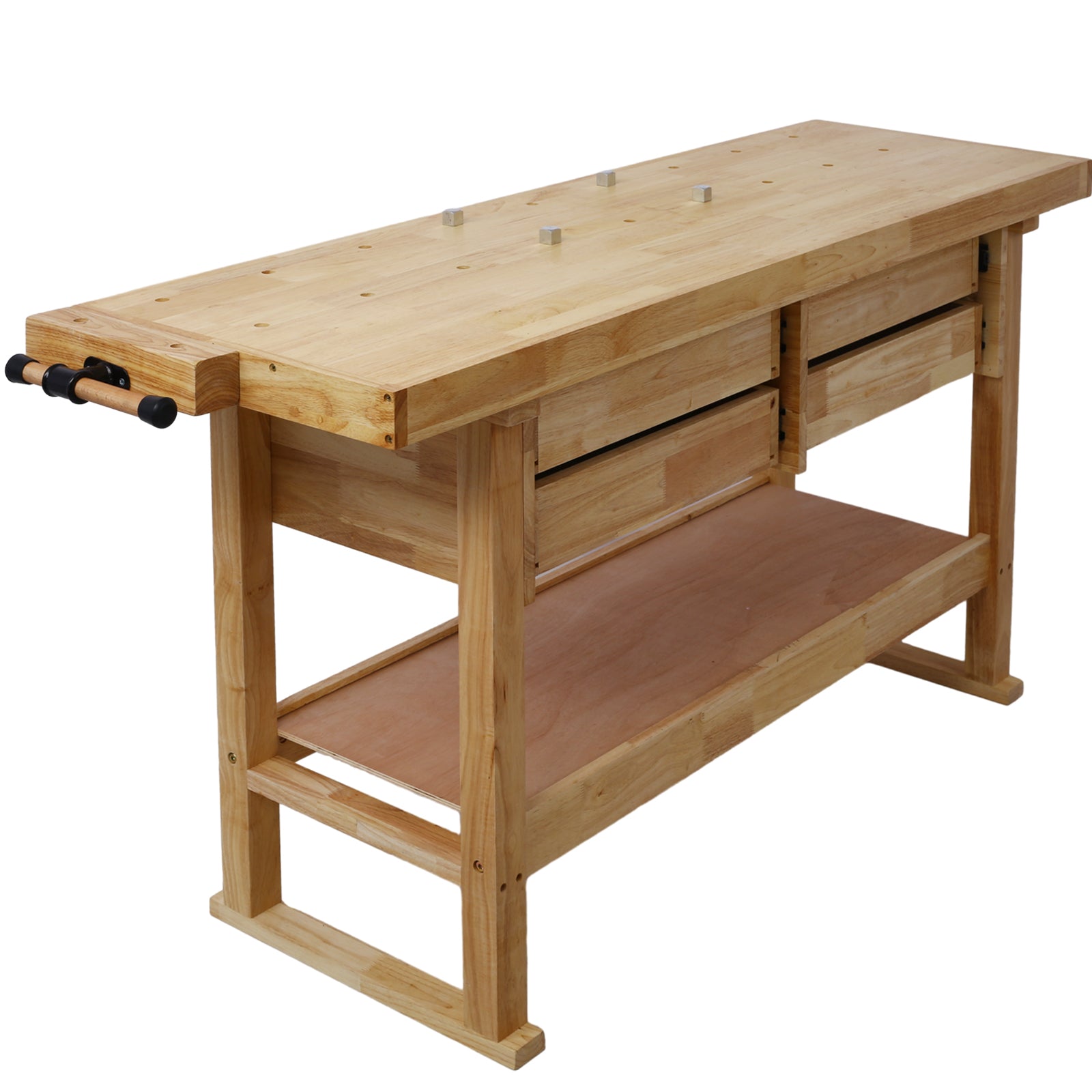 60in Workbench with 4 Drawers and Bar Clamps Set