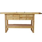 60in Workbench with 4 Drawers and Bar Clamps Set