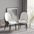 Modern PU Sponge-Filled Dining Chair Set