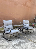 Rocker Set Chair and Teapoy - Medium