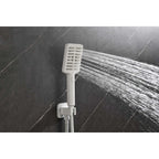 Wall Mounted Waterfall Rain Shower System With 3 Body Sprays & Handheld Shower