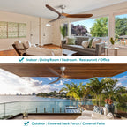 60 Inch Indoor Modern Ceiling Fan With Remote Control
