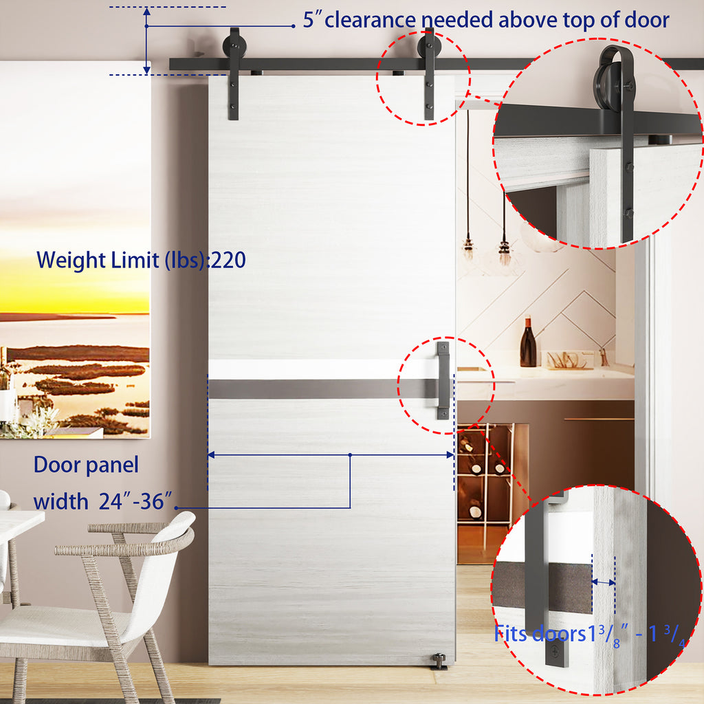 CRAZY ELF 36" x 84" Melamine Integrated Door Slab