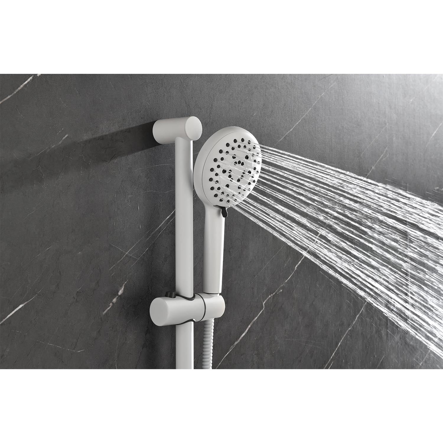 Shower System with Shower Head, Hand Shower, and More
